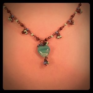 Hand crafted Heart shaped necklace